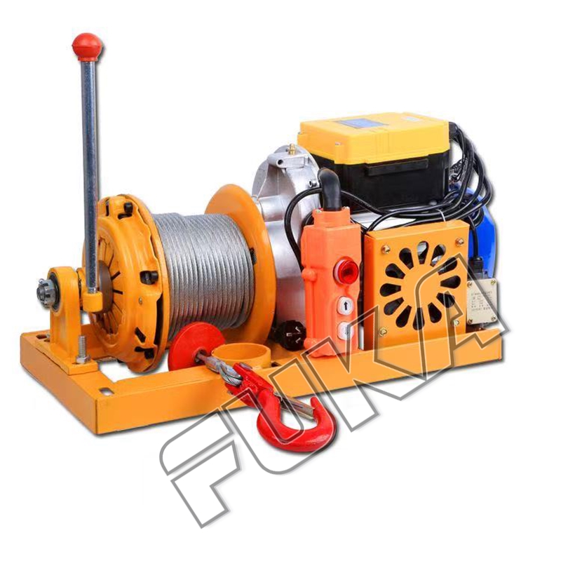 ELECTRIC WINCH WITH CLUTCH